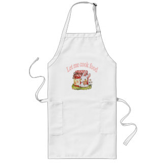 laissez-moi cuisiner la nourriture : long tablier