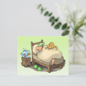 laissez-moi dormir carte postale de longsleeper (Debout devant)