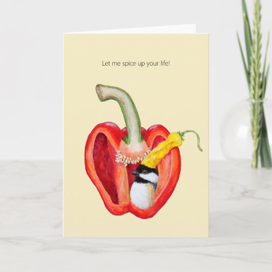 Laissez-moi épicer votre carte de vie (Devant)