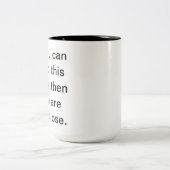 Laissez-moi la seule tasse (Centre)