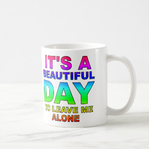 Laissez-moi tranquille Mug drôle ou mug de voyage