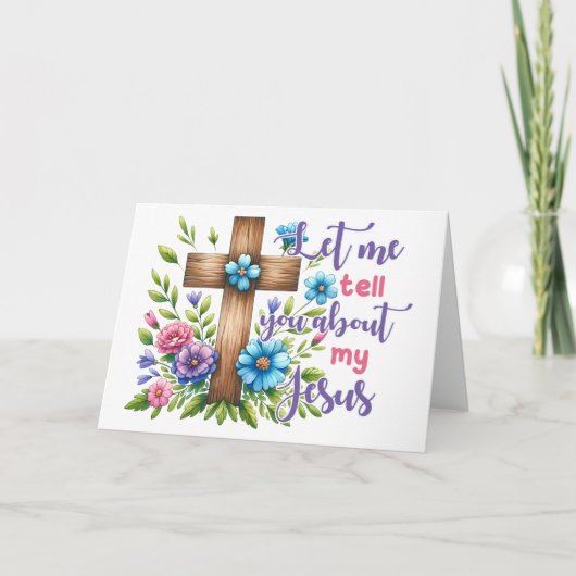 Laissez-moi vous parler de mon Jésus - Cartes de v (Devant)