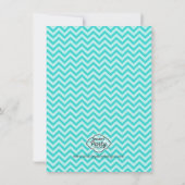 Laissez-nous carte de remerciements tropical (Dos)