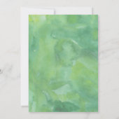 Laissez-nous invitation de partie de Flamant rose (Dos)