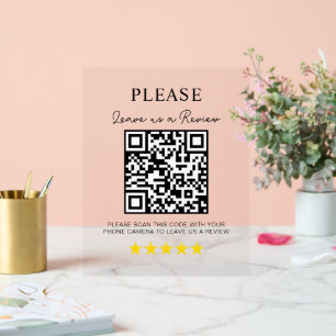 Laissez-nous un commentaire Code QR Décor d'entrep