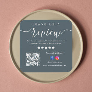 Laissez-nous un commentaire Facebook Instagram Log