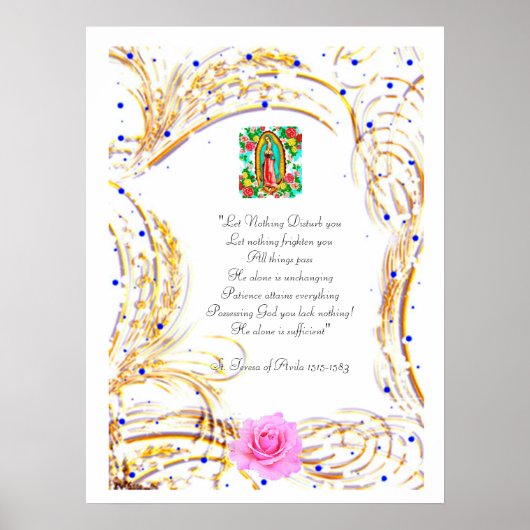 LAISSEZ RIEN VOUS DÉRANGER - PRAYER POSTER (Devant)