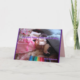 Laissez sortir votre enfant intérieur Carte de rem