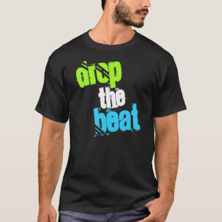 laissez tomber le T-shirt noir inspiré par DJ de