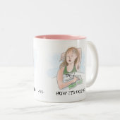 Laissez tout aller drôle Anniversaire/Relation Mug (Devant droit)
