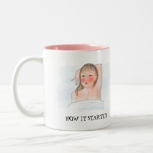 Laissez tout aller drôle Anniversaire/Relation Mug (Gauche)