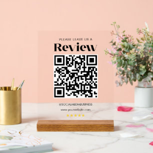 Laissez un avis QR Code Réseaux Sociaux Personnali
