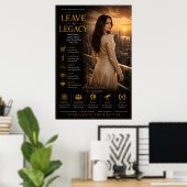 Laissez un héritage – Affiche pour bureau de direc (Bureau à domicile)