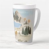 Laissez Votre Âme Respirer Le Latte Mug (Angle droit)