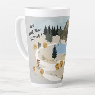 Laissez Votre Âme Respirer Le Latte Mug