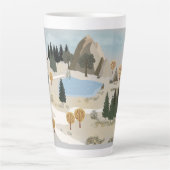 Laissez Votre Âme Respirer Le Latte Mug (Devant)