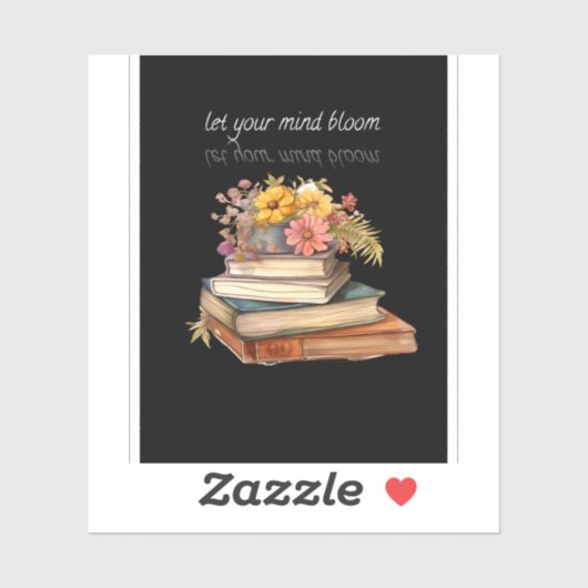 Laissez votre esprit s'épanouir - Stickers esthéti (Feuille)