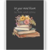 Laissez votre esprit s'épanouir - Stickers esthéti (Devant)