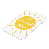 Laissez votre lumière briller Matthieu 5:16 Magnet (Côté Gauche)