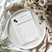 Laissez votre ordonnance pour la carte de conseils