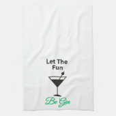 Laissez-vous divertir GIN - Serviette de thé de cu (Vertical)