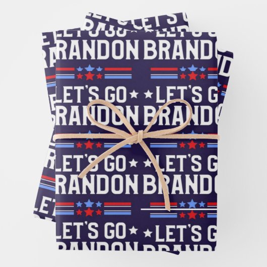 Laissons aller Brandon Wrapper Papier Feuille Plat (En situation)