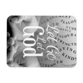 Laissons Dieu Magnet (Horizontal)