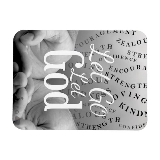 Laissons Dieu Magnet (Horizontal)