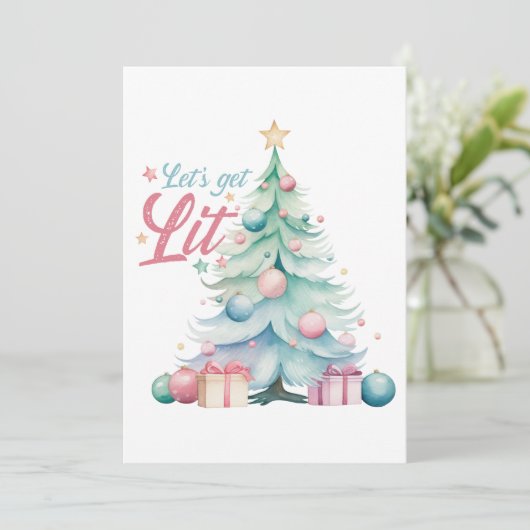 Laissons Lit Invitation Noël (Debout devant)