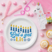 Laissons-nous ! Assiettes en Papier. (Fête)