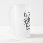 Laissons-nous la Mug Frosted Personnalisée (Devant gauche)