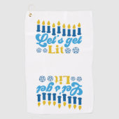 Laissons-nous ! Serviette de golf (Devant)