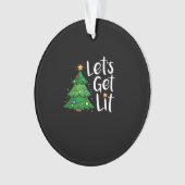 Laissons s'éclairer les lumières des arbres de Noë (devant)