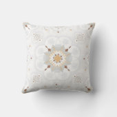 Lait blanc couleur Coussin moderne (Verso)