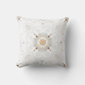 Lait blanc couleur Coussin moderne (Recto)
