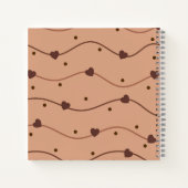 Lait Coeur Chocolat Chips Journal Motif (Dos)