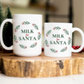 Lait de fête pour la Mug de Noël de Père Noël