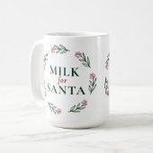 Lait de fête pour la Mug de Noël de Père Noël (Devant gauche)