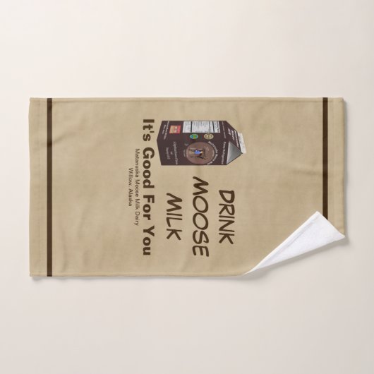Lait d'orignal Matanuska (Serviette à main)