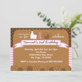 Lait et biscuits Invitations Fête d'anniversaire F (Debout devant)