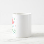 Lait Festif Rouge et Vert pour la Mug Père Noël (Centre)