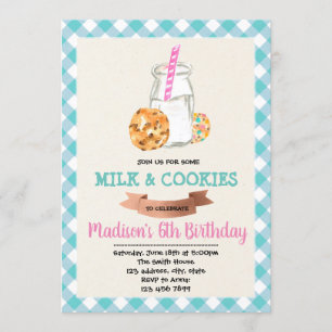 Lait mou et invitation aux cookies