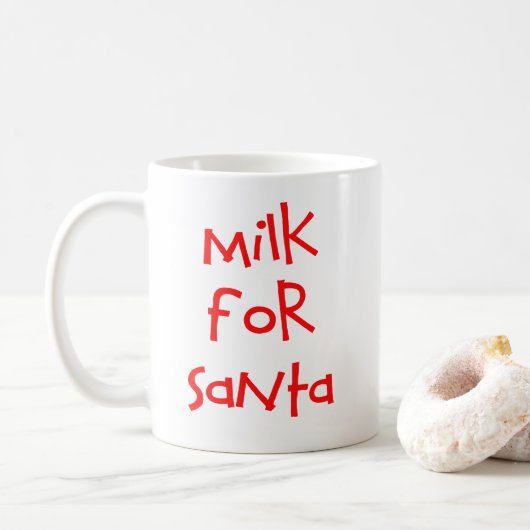 Lait Pour Mug Père Noël (Avec donut)
