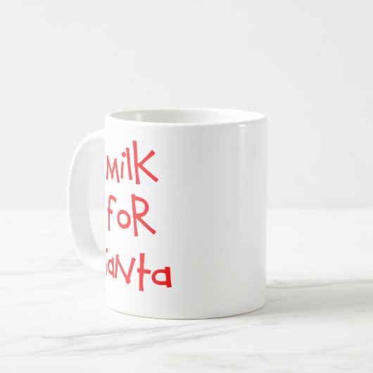 Lait Pour Mug Père Noël (Devant gauche)