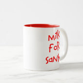 Lait pour Père Noël Mug (Devant droit)