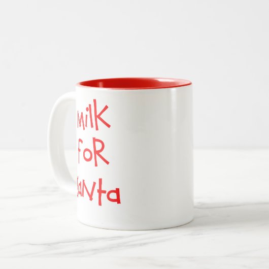 Lait pour Père Noël Mug (Devant gauche)