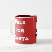Lait pour Père Noël Mug (Devant gauche)