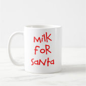Lait pour Père Noël Mug (Gauche)