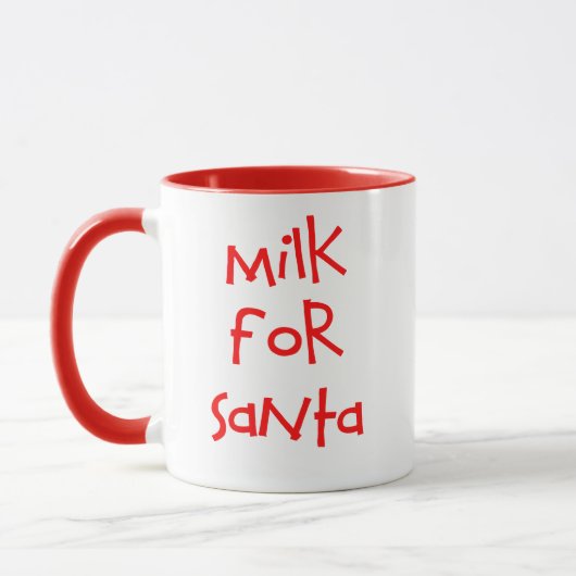 Lait pour Père Noël Mug (Gauche)