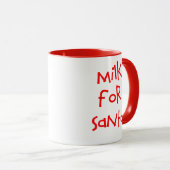 Lait pour Père Noël Mug (Devant droit)